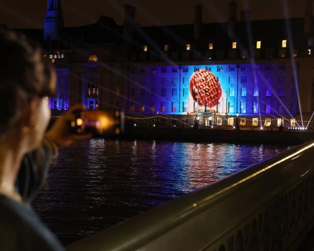 McVities lit up a series of London landmarks