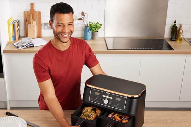 Ninja’s AF400UK double-drawer air fryer is now on offer in copper and black