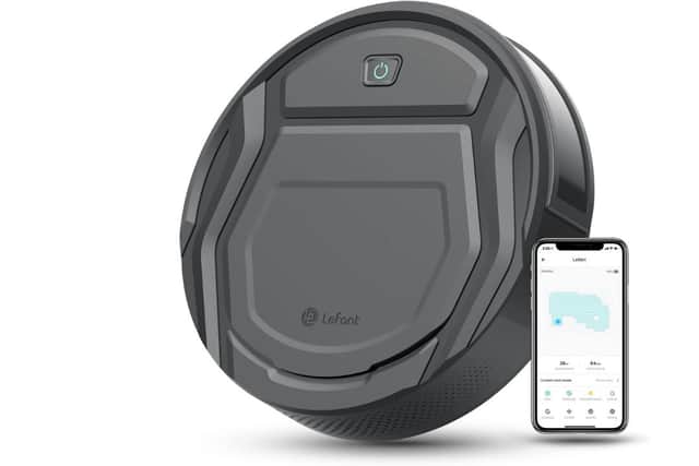 It connects to WiFi and can be controlled with an app