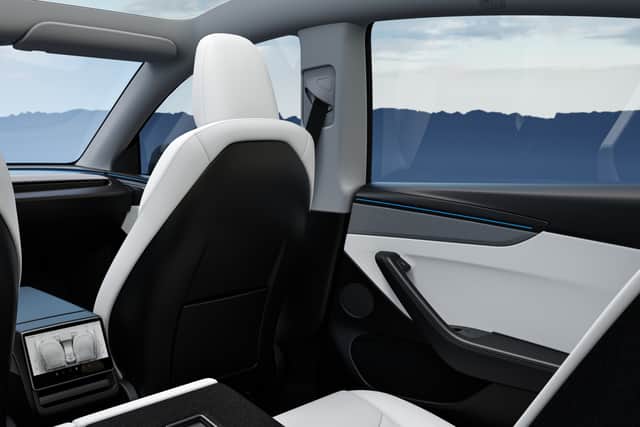 Rear seat passengers will love the panoramic roof - and that new 8" touch screen
