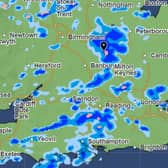 Met Office map shows when heavy rain is forecast to hit the UK.