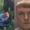 Connor Darwent,  a drugs courier for the ‘Abs line’, is arrested.