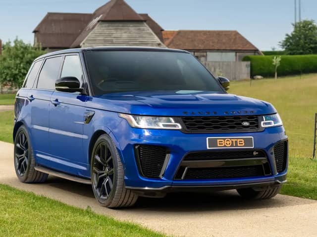 The Range Rover Sport SVR has an incredible V8 engine
