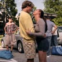Steven (Sean Kaufman) , Jeremiah (Gavin Casalegno), and Belly (Lola Tung) in The Summer I Turned Pretty