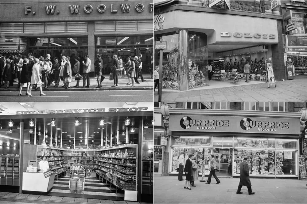 How many of these popular high street shops of the 60s and 70s do you remember?
