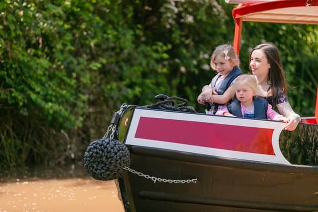 Canal boats travel at 4mph, so it's a perfect way to slow yourself down