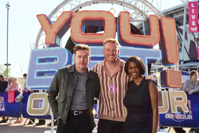 Who are the celebs on You Bet On Tour this week?