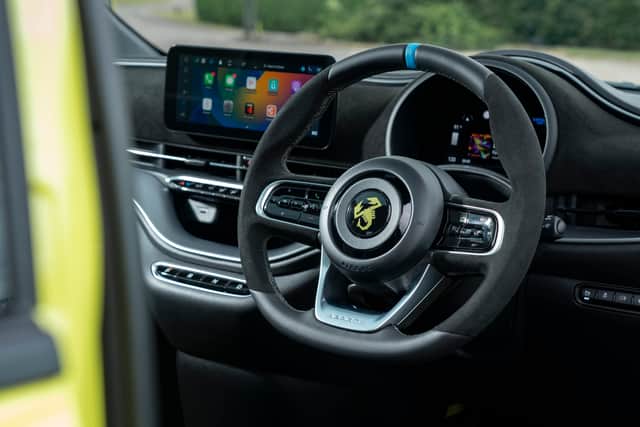 It still feels very much like an Abarth, although some of the ingredients are now missing