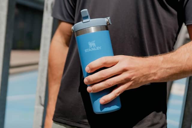 The Stanley Flip Straw Tumbler can hold nearly a litre of liquid