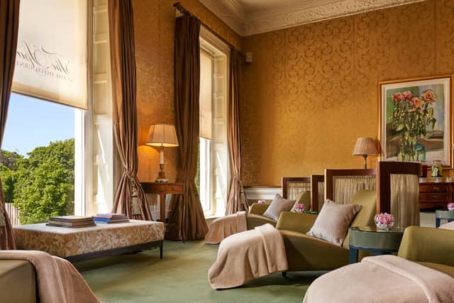 The spa's relaxation room