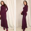 I’m so glad I waited for the Cyber Monday sale to get the Michelle Keegan Burgundy dress