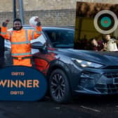 Amaniel was busy at work when BOTB turned up with his prize
