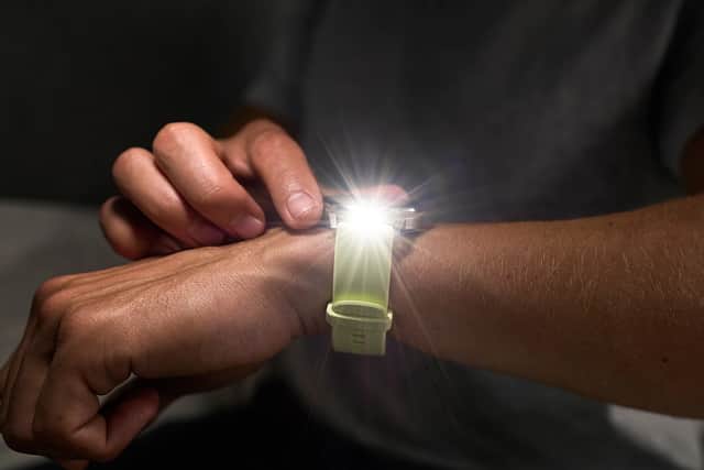 The Venu 4 even has a torch - which can be really handy on an evening dog walk