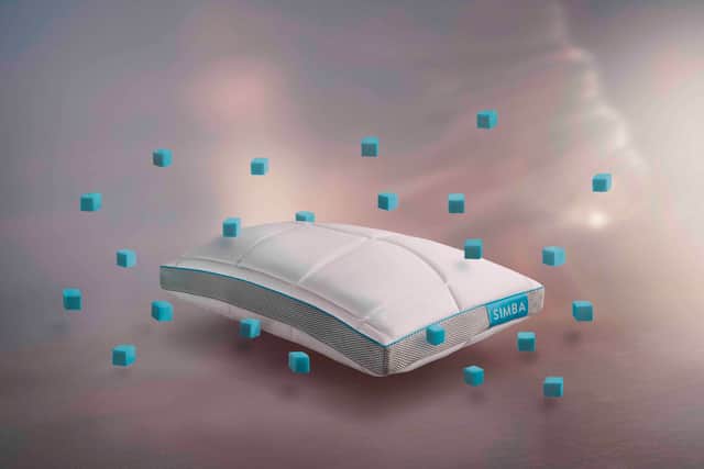 The hybrid pillow uses clever "nanocubes" to give you the perfect sleeping position