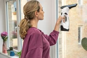 Karcher's window vacs are the quickest way to clean a window
