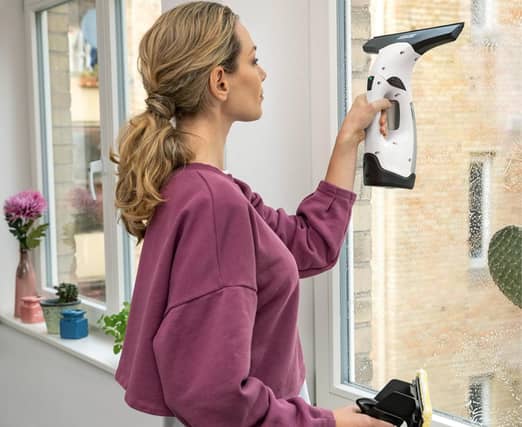 Karcher's window vacs are the quickest way to clean a window