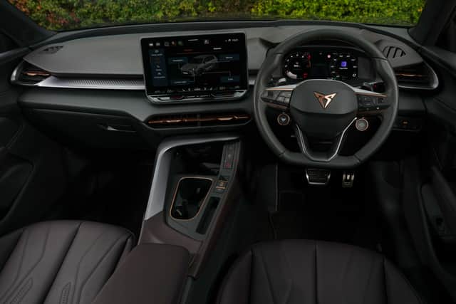 The sporty feel carries into the interior, too - but it's also an ergonomic delight