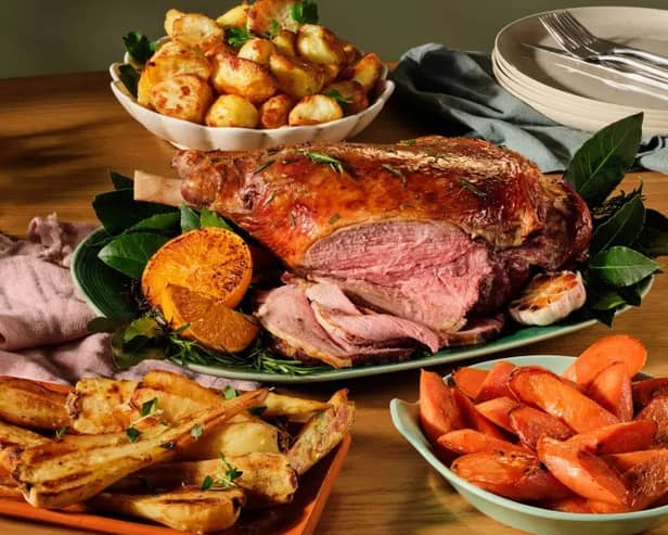Lamb leg is a bargain right now at Sainsbury's - but pairing it with 15p bags of veg will put a smile on anyone's face