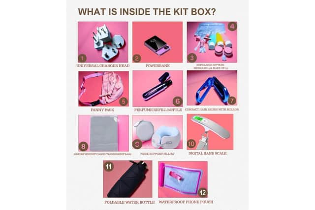 HolidayGo 12-Piece travel essentials kit
