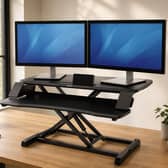 Convert any desk into a sit/stand desk with this handy workstation