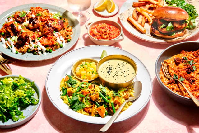 The range of dishes available on the Grubby website is vast - and new ones are being added every week