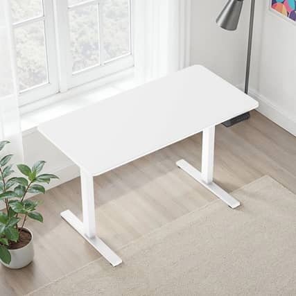 The Mono Compact standing desk is ideal for home office setups