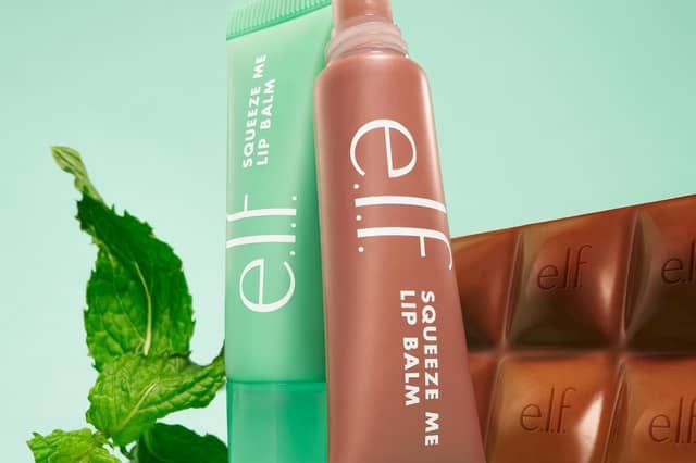 The e.l.f Squeeze Me Lip Balm Duo combines moisturising ingredients with glossy everyday colour