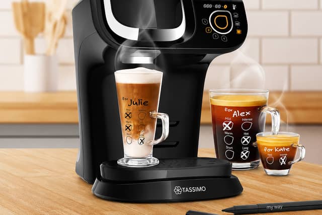 The Bosch TASSIMO coffee machine supports a range of pod-based hot drinks