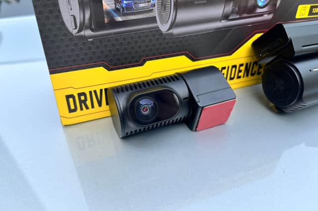 The rear camera installs easily, once you've hidden the wires. And the footage is great