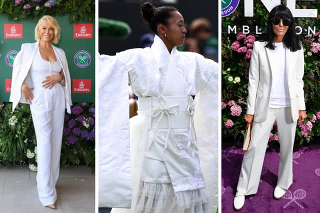 Hannah Waddingham and Claudia Winkleman lead the best celebrity Wimbledon white style inspiration