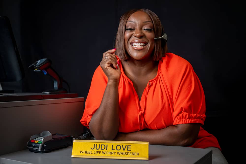 Halfords recruited Judi Love as their Wheel Life Worry Whisperer to keep Brits safe on the roads