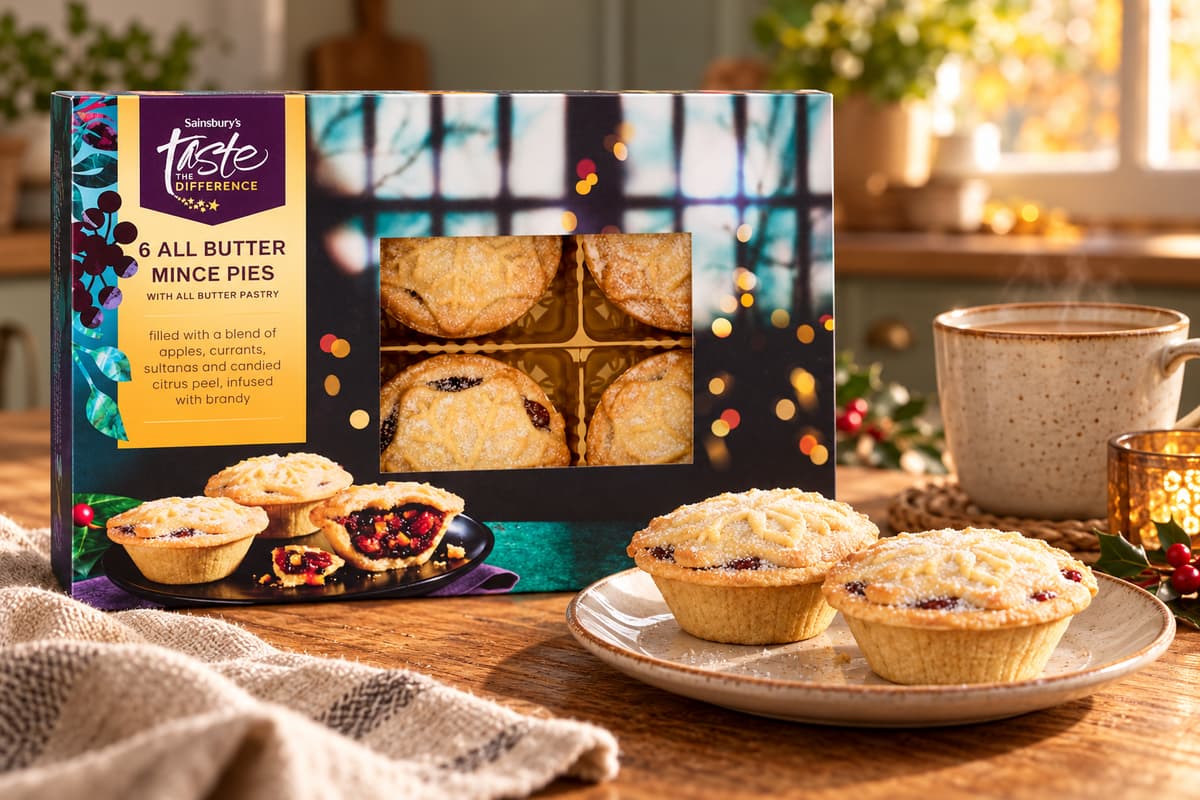 Diese Premium-Mince Pies von Sainsbury's zum halben Preis machen eine ...