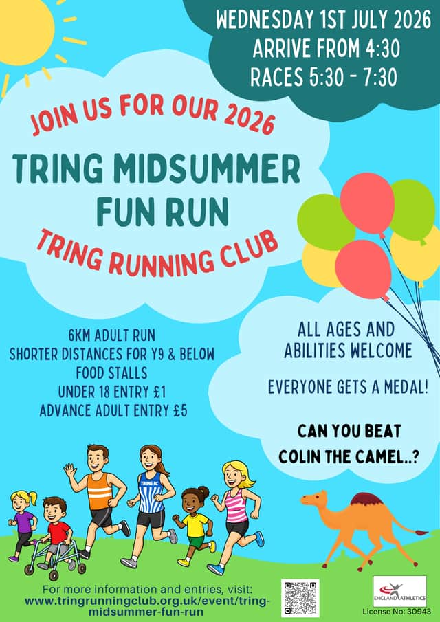 Tring Midsummer Fun Run 1st July