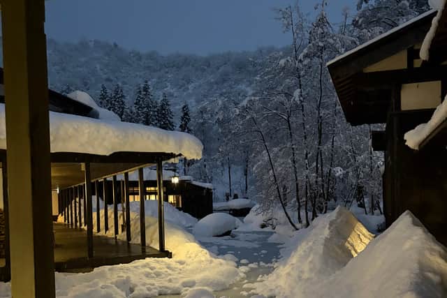 A Ryokan or inn in a magical location