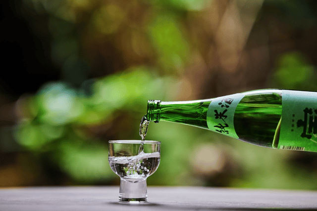 Sake at the Takarayama Brewery  is made with water from snow