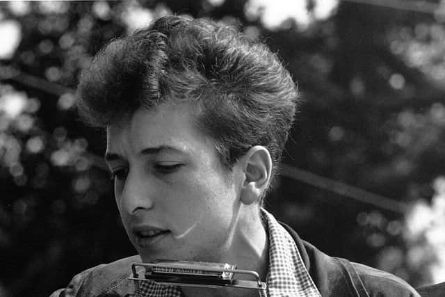 Bob Dylan (a young man)