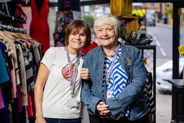 Retail volunteers from Rennie Grove Peace