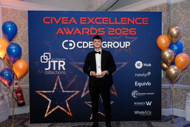Whipps Enforcement Agents colleague Evan Lowerson receives the ‘Apprentice Newcomer of the Year’ award.
