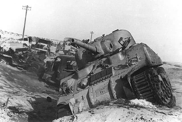 Destroyed Tank