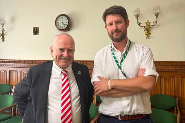 David Taylor MP met with Rail Minister Lord Hendy to discuss Hemel's train station redevelopment
