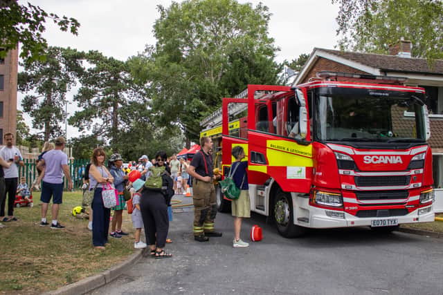 Visitors at the Open Day