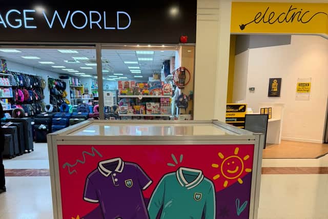 School uniform donation point