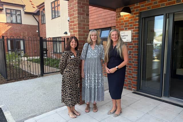 The Mayor of Tring, Cllr Carol Nutkins (centre), in attendance at Eggleton House’s dementia talk