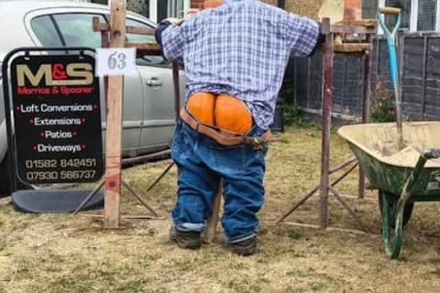 Last year's winner 'Builder's Bum' 