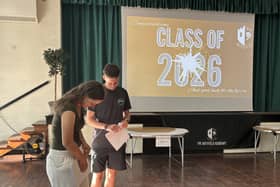 Students keen to open their results.