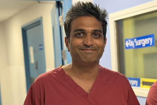 Mr Vanash Patel, consultant colorectal surgeon