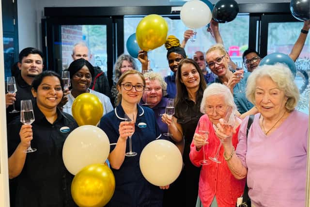 Staff and residents at Westgate Healthcare celebrate award win