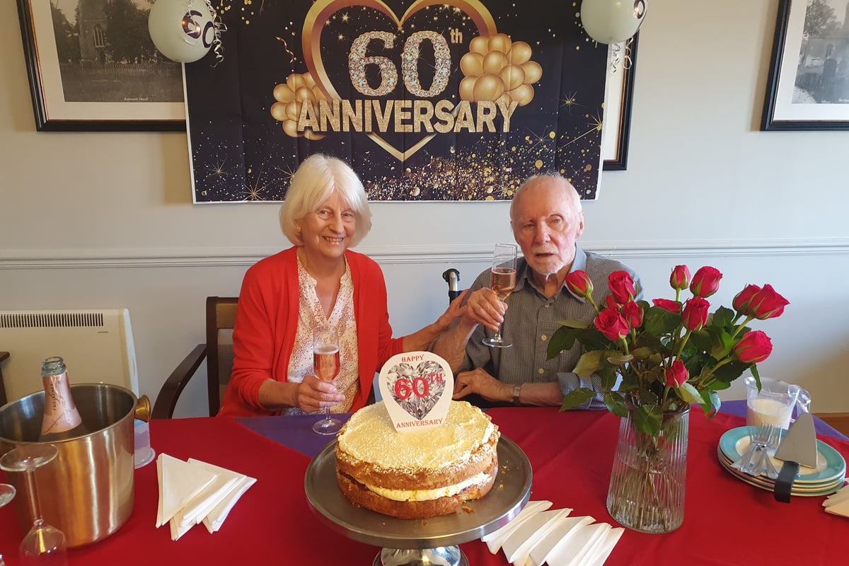 Shine bright like a diamond: Knebworth couple mark 60 years of marriage