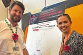 David Taylor MP met Sally in Parliament to discuss Brain Cancer Justice's campaign.