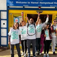 Community and NHS staff raise over £7k for children’s hospital services with Grand Union Canal walk from Watford to Hemel